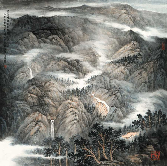 闲云不成雨 69x69cm 2014年