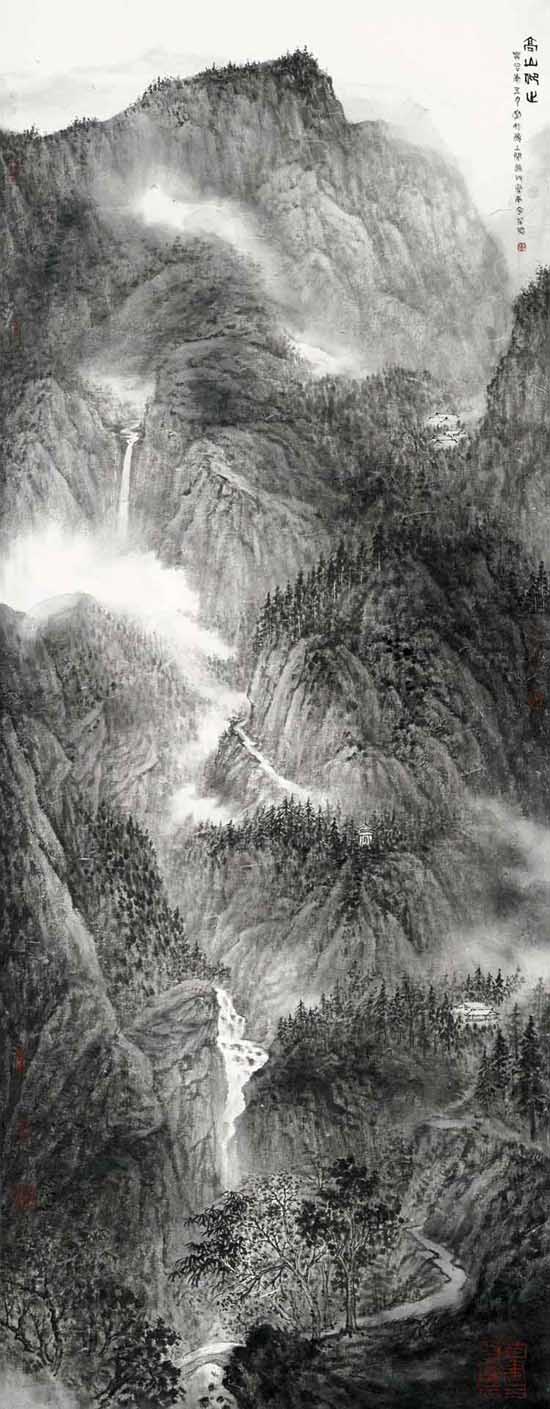 高山仰止 200x 80cm 2014年