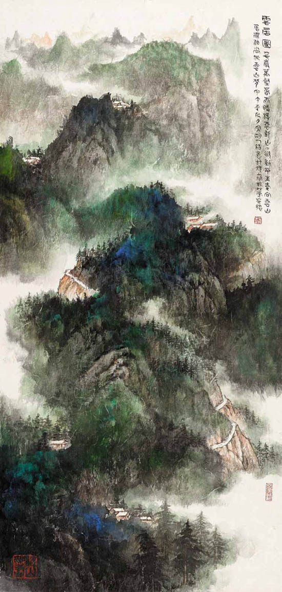 云居图 97x45cm 2013年